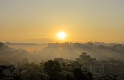 God Dieux Photography ~ Kapan Nepal, Sunrise over Ani Gompa