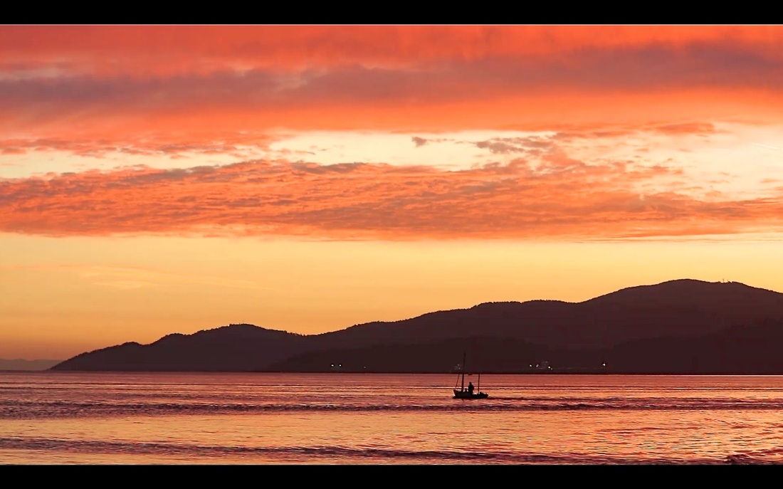 God Dieux Photography ~ Father and Son at Sunset in Small Boat