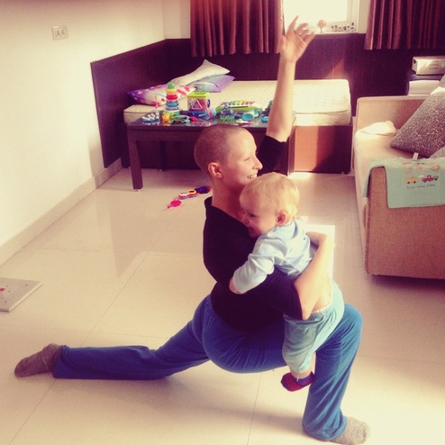 Yoga With Baby ~ God Dieux Instagram